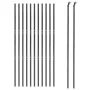 Anthracite gray galvanized steel wire fence 1.8x25 m by vidaXL, fence panels - Ref: Foro24-154221, Price: 214,84 €, Discount: %