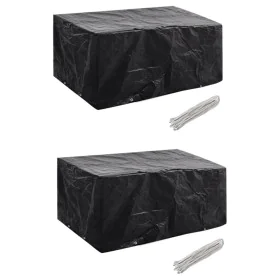 Garden furniture cover 2 pcs set rattan 4 people 8 eyelets by vidaXL, Garden furniture covers - Ref: Foro24-279122, Price: 32...