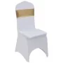 Lazo de silla elástico 25 uds con broche de diamante dorado de vidaXL, Fundas - Ref: Foro24-133579, Precio: 41,13 €, Descuent...