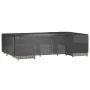 Funda para muebles jardín 12 ojales rectangular 315x180x75 cm de vidaXL, Fundas para muebles de jardín - Ref: Foro24-319310, ...