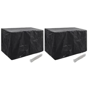 Funda de muebles de jardín 2 uds 8 ojales 140x70x90 cm by vidaXL, Garden furniture covers - Ref: Foro24-279128, Price: 24,31 ...