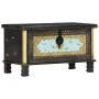 Baúl de almacenamiento madera de mango negro 80x40x45 cm de vidaXL, Baúles de almacenamiento - Ref: Foro24-286396, Precio: 21...