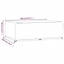 Fundas muebles jardín 2 uds 12 ojales rectangular 240x180x80 cm de vidaXL, Fundas para muebles de jardín - Ref: Foro24-315535...