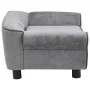 Sofá para perros felpa gris 72x45x30 cm de vidaXL, Camas para perros - Ref: Foro24-170951, Precio: 88,73 €, Descuento: %