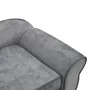 Sofá para perros felpa gris 72x45x30 cm de vidaXL, Camas para perros - Ref: Foro24-170951, Precio: 88,73 €, Descuento: %