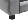 Sofá para perros felpa gris 72x45x30 cm de vidaXL, Camas para perros - Ref: Foro24-170951, Precio: 88,73 €, Descuento: %