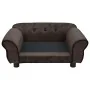 Sofá para perro felpa marrón 72x45x30 cm de vidaXL, Camas para perros - Ref: Foro24-170952, Precio: 95,60 €, Descuento: %