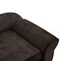 Sofá para perro felpa marrón 72x45x30 cm de vidaXL, Camas para perros - Ref: Foro24-170952, Precio: 95,60 €, Descuento: %