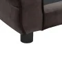 Sofá para perro felpa marrón 72x45x30 cm de vidaXL, Camas para perros - Ref: Foro24-170952, Precio: 95,60 €, Descuento: %