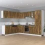 Armario bajo de cocina madera de ingeniería roble ahumado de vidaXL, Armarios de cocina - Ref: Foro24-815567, Precio: 55,39 €...