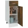 Armario bajo de cocina madera de ingeniería roble ahumado de vidaXL, Armarios de cocina - Ref: Foro24-815567, Precio: 55,39 €...