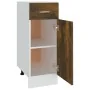 Armario bajo de cocina madera de ingeniería roble ahumado de vidaXL, Armarios de cocina - Ref: Foro24-815567, Precio: 55,39 €...
