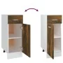 Armario bajo de cocina madera de ingeniería roble ahumado de vidaXL, Armarios de cocina - Ref: Foro24-815567, Precio: 55,39 €...