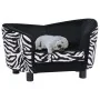 Sofá para perros felpa negro 68x38x38 cm de vidaXL, Camas para perros - Ref: Foro24-170962, Precio: 92,38 €, Descuento: %