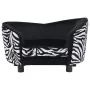 Sofá para perros felpa negro 68x38x38 cm de vidaXL, Camas para perros - Ref: Foro24-170962, Precio: 92,38 €, Descuento: %