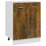 Armario de horno madera ingeniería roble ahumado 60x46x81,5 cm de vidaXL, Armarios de cocina - Ref: Foro24-815561, Precio: 55...