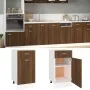 Armario bajo cocina madera ingeniería marrón 40x46x81,5 cm de vidaXL, Armarios de cocina - Ref: Foro24-815572, Precio: 53,45 ...
