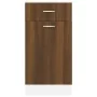 Armario bajo cocina madera ingeniería marrón 40x46x81,5 cm de vidaXL, Armarios de cocina - Ref: Foro24-815572, Precio: 53,45 ...