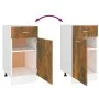 Armario bajo de cocina madera ingeniería roble ahumado de vidaXL, Armarios de cocina - Ref: Foro24-815570, Precio: 53,70 €, D...