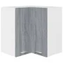 Armario colgante de esquina madera de ingeniería gris sonoma de vidaXL, Armarios de cocina - Ref: Foro24-815598, Precio: 79,1...