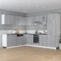 Armario colgante de esquina madera de ingeniería gris sonoma de vidaXL, Armarios de cocina - Ref: Foro24-815598, Precio: 79,1...