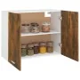 Armario colgante madera de ingeniería roble ahumado 80x31x60 cm de vidaXL, Armarios de cocina - Ref: Foro24-815588, Precio: 6...