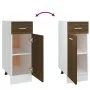 Armario bajo cocina madera de ingeniería marrón 30x46x81,5 cm de vidaXL, Armarios de cocina - Ref: Foro24-815569, Precio: 59,...