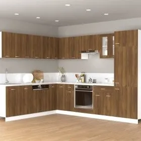 Armario colgante madera ingeniería marrón roble 60x31x40 cm de vidaXL, Armarios de cocina - Ref: Foro24-815593, Precio: 42,36...