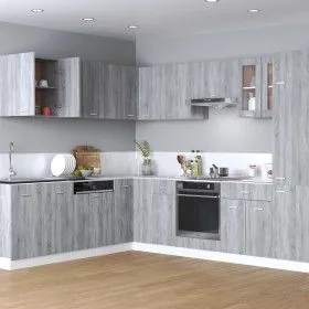 Armario colgante madera ingeniería gris Sonoma 60x31x60 cm de vidaXL, Armarios de cocina - Ref: Foro24-815112, Precio: 61,82 ...