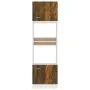 Armario de microondas contrachapada roble ahumado 60x57x207 cm de vidaXL, Armarios de cocina - Ref: Foro24-815603, Precio: 17...