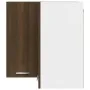 Armario colgante de esquina madera de ingeniería marrón roble de vidaXL, Armarios de cocina - Ref: Foro24-815599, Precio: 66,...