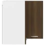 Armario colgante de esquina madera de ingeniería marrón roble de vidaXL, Armarios de cocina - Ref: Foro24-815599, Precio: 66,...