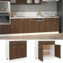 Armario inferior madera contrachapada marrón roble 80x46x81,5cm de vidaXL, Armarios de cocina - Ref: Foro24-815581, Precio: 1...
