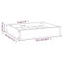 Cama para perros madera maciza de pino gris 51,5x44x9 cm de vidaXL, Camas para perros - Ref: Foro24-820848, Precio: 24,02 €, ...
