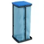 Soportes para bolsas de basura 2 uds PP negro y azul 60 L de vidaXL, Cubos de la basura y papeleras - Ref: Foro24-154979, Pre...
