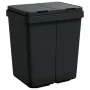 Cubo de basura doble gris antracita 2x25 L de vidaXL, Cubos de la basura y papeleras - Ref: Foro24-154982, Precio: 63,54 €, D...
