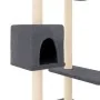 Rascador para gatos con postes gris oscuro 82 cm de vidaXL, Mobiliario para gatos - Ref: Foro24-171761, Precio: 48,39 €, Desc...