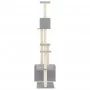 Rascador para gatos con postes de sisal gris claro 180 cm de vidaXL, Mobiliario para gatos - Ref: Foro24-171775, Precio: 66,2...