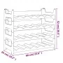 Bottle rack for 24 stackable PP bottles by vidaXL, Wine racks - Ref: Foro24-154978, Price: 55,76 €, Discount: %