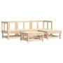 Juego de muebles de jardín 5 piezas y cojines madera maciza de vidaXL, Conjuntos de jardín - Ref: Foro24-3185787, Precio: 365...