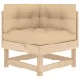 Juego de muebles de jardín 5 piezas y cojines madera maciza de vidaXL, Conjuntos de jardín - Ref: Foro24-3185787, Precio: 365...