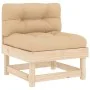Juego de muebles de jardín 5 piezas y cojines madera maciza de vidaXL, Conjuntos de jardín - Ref: Foro24-3185787, Precio: 365...