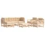 Juego de muebles de jardín 7 piezas y cojines madera maciza de vidaXL, Conjuntos de jardín - Ref: Foro24-3185808, Precio: 526...