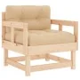 Juego de muebles de jardín 7 piezas y cojines madera maciza de vidaXL, Conjuntos de jardín - Ref: Foro24-3185808, Precio: 526...