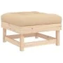 Juego de muebles de jardín 7 piezas y cojines madera maciza de vidaXL, Conjuntos de jardín - Ref: Foro24-3185808, Precio: 526...