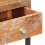 Mesa consola de madera maciza reciclada dorado 90x30x75 cm de vidaXL, Aparadores - Ref: Foro24-286511, Precio: 181,52 €, Desc...