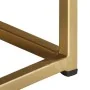 Mesa de centro madera maciza de mango negro y dorado 90x50x35cm de vidaXL, Mesas de centro - Ref: Foro24-286515, Precio: 265,...