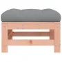 Garden stool with cushion solid Douglas fir wood by vidaXL, Modular outdoor sofas - Ref: Foro24-825672, Price: 56,72 €, Disco...