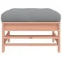 Garden stool with cushion solid Douglas fir wood by vidaXL, Modular outdoor sofas - Ref: Foro24-825672, Price: 56,72 €, Disco...