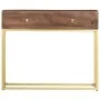 Mesa consola de madera maciza de mango 90x30x75 cm de vidaXL, Mesas auxiliares - Ref: Foro24-286555, Precio: 194,81 €, Descue...
